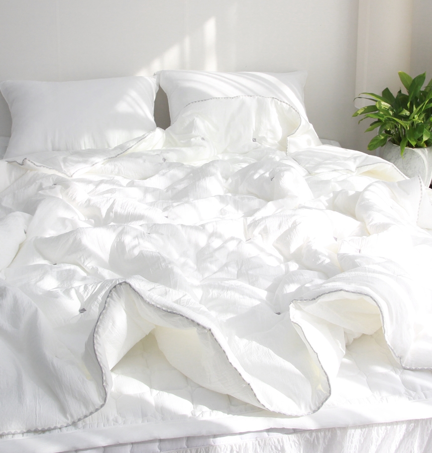 큐브 모달 알러지케어 털안붙는 간절기이불 SS