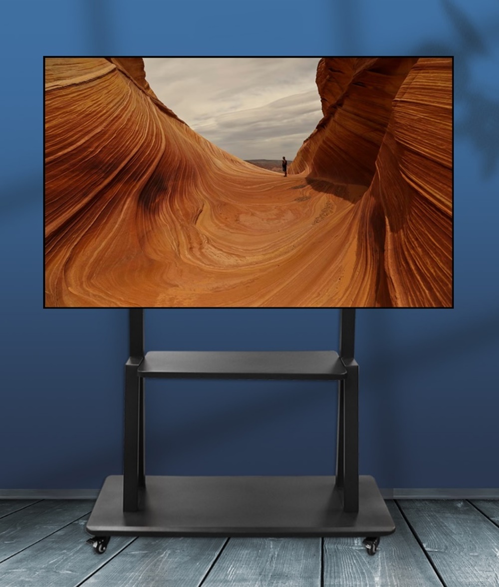 특대형 이동식 TV 거치대 전자칠판 스탠드 214cm (85인치) - 상품 이미지