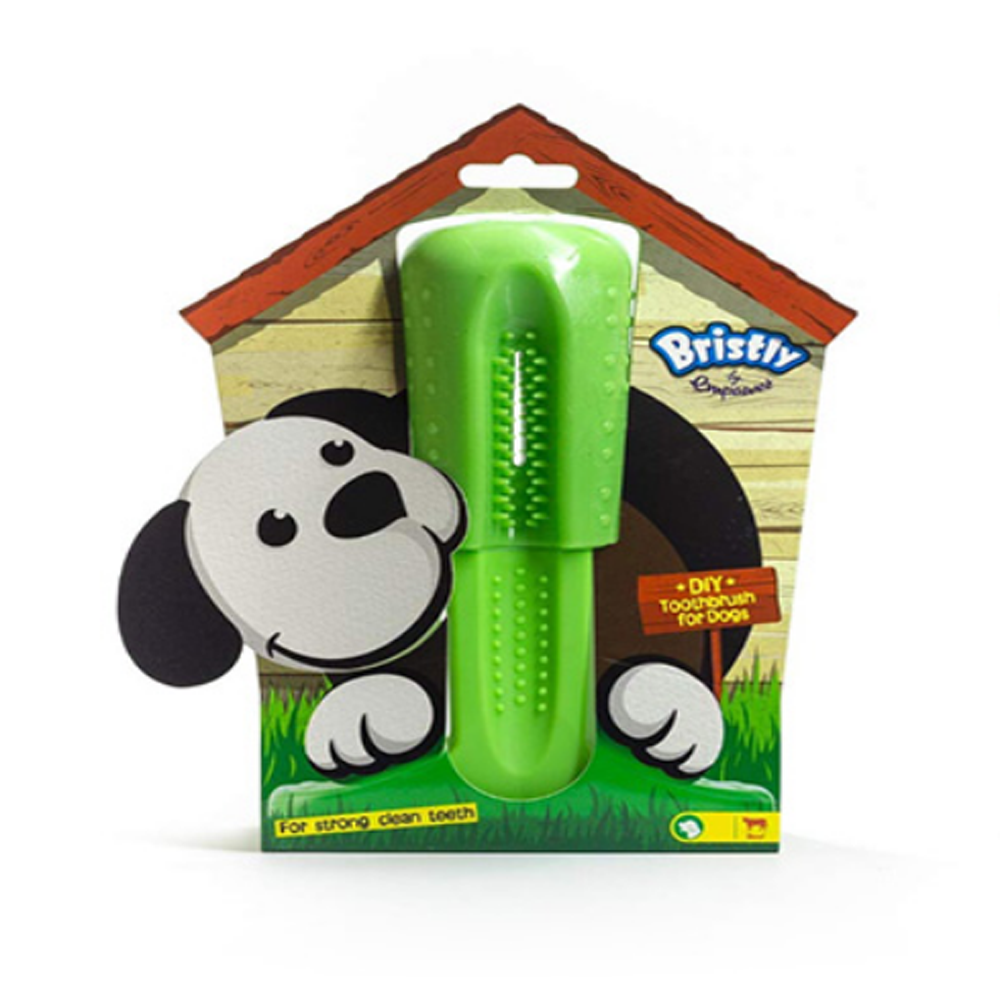 USA 브리스틀리 브러싱스틱 강아지칫솔 셀프치석제거