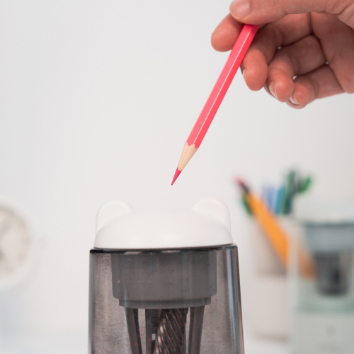 프로살림 자동 전동 연필깎이 오토베어 자동상승