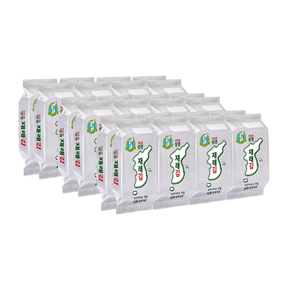 지도표 성경김 선물세트 온라인 식탁김 재래 식탁김 도시락김 조미김 - 상세 이미지 4