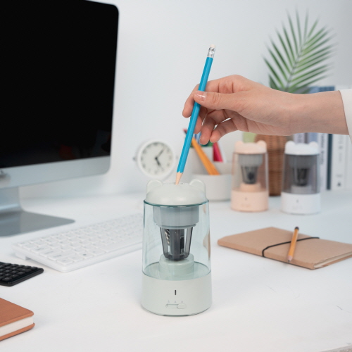 프로살림 자동 전동 연필깎이 오토베어 자동상승