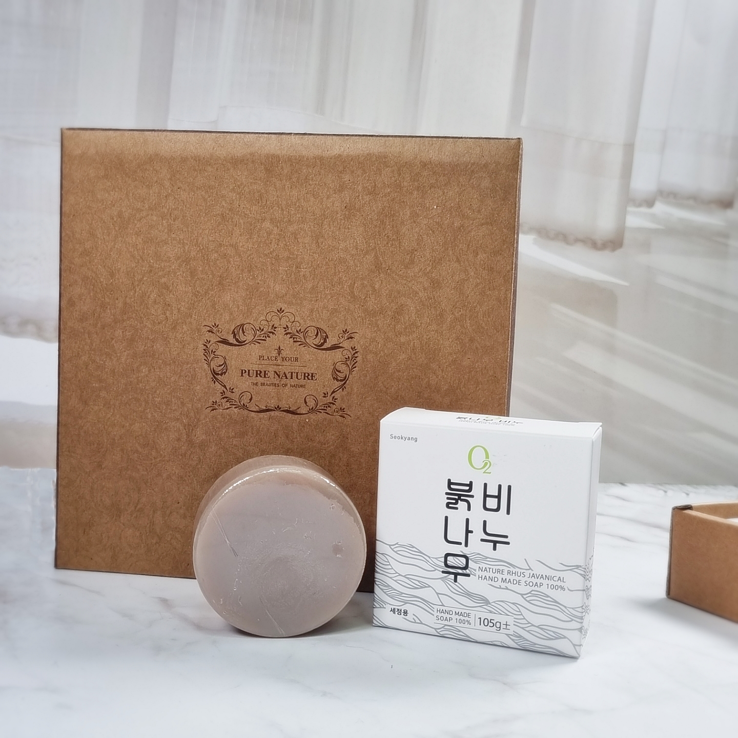 (1+1 행사) O2 자연  붉나무 수제비누 105g - 상세 이미지 2