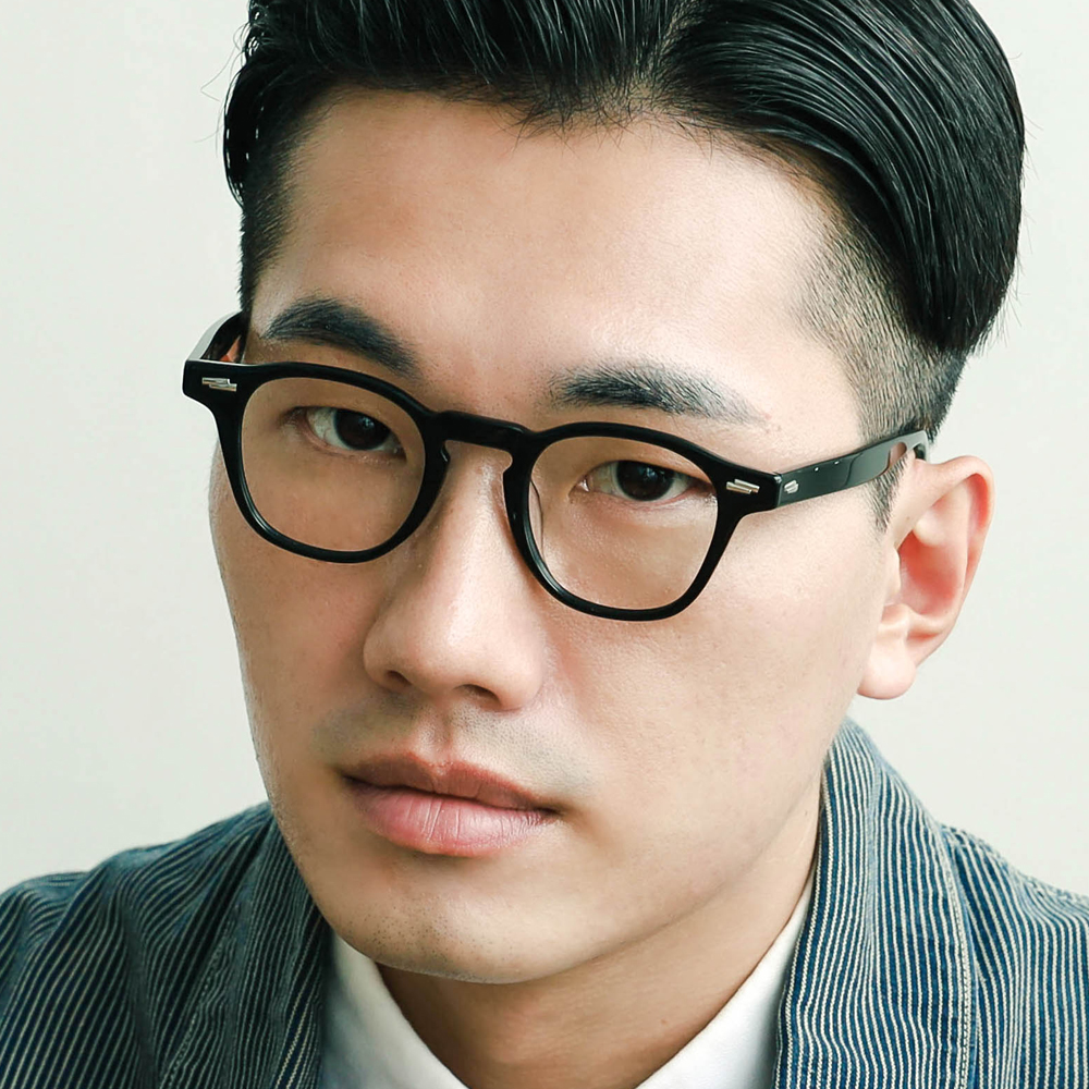 애쉬크로프트 긴즈버그 slim 슬림 45 46 48 가벼운 뿔테 안경 - 상품 이미지