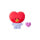 Line Friends BT21 COLLER TATA Mini Big Stickon