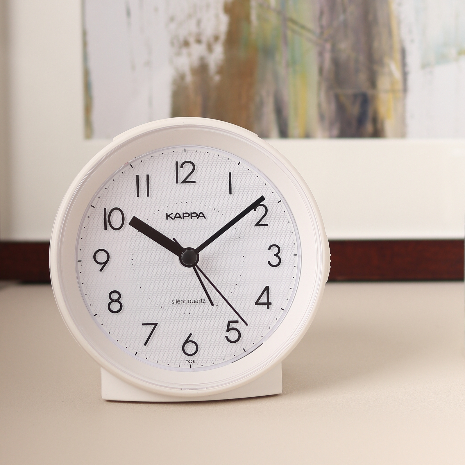 카파 무소음 탁상시계 피아노 멜로디 알람시계 T928
