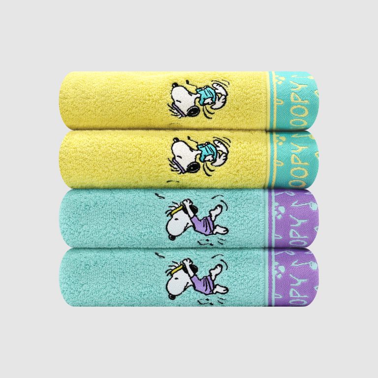 송월타올 캐릭터수건 스누피 리버