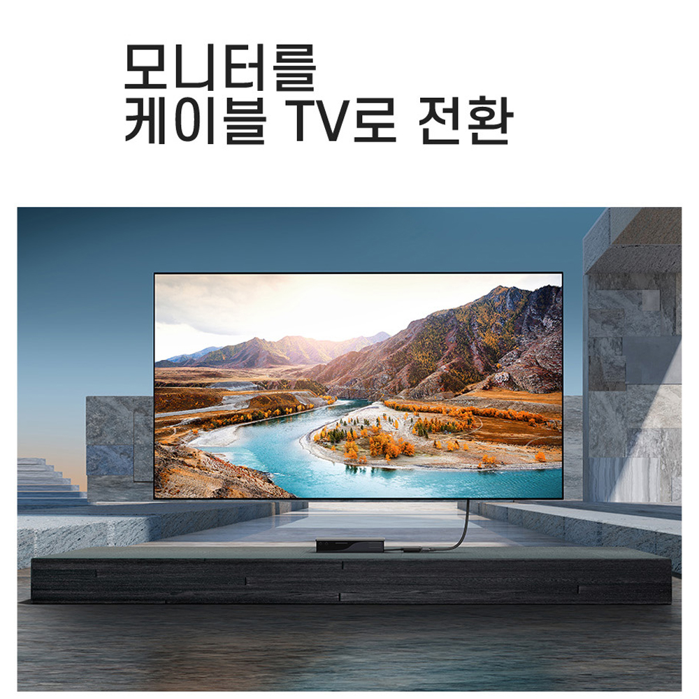 베이스어스 HDMI to VGA 변환 케이블 젠더 휴대용 노트북 데스크탑 모니터 연결 - 상세 이미지 4