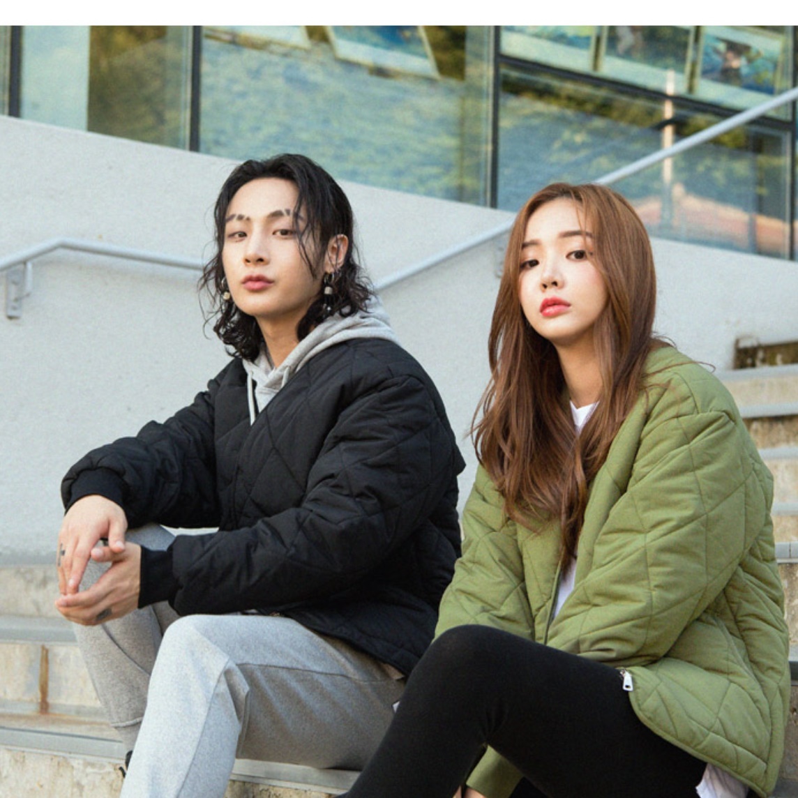 커플 보아 깔깔이 잠바 군용 군인 패션 사제 군복 군대 깔깔이 남자 여자 공용 퀄팅 점퍼 - 상세 이미지 5