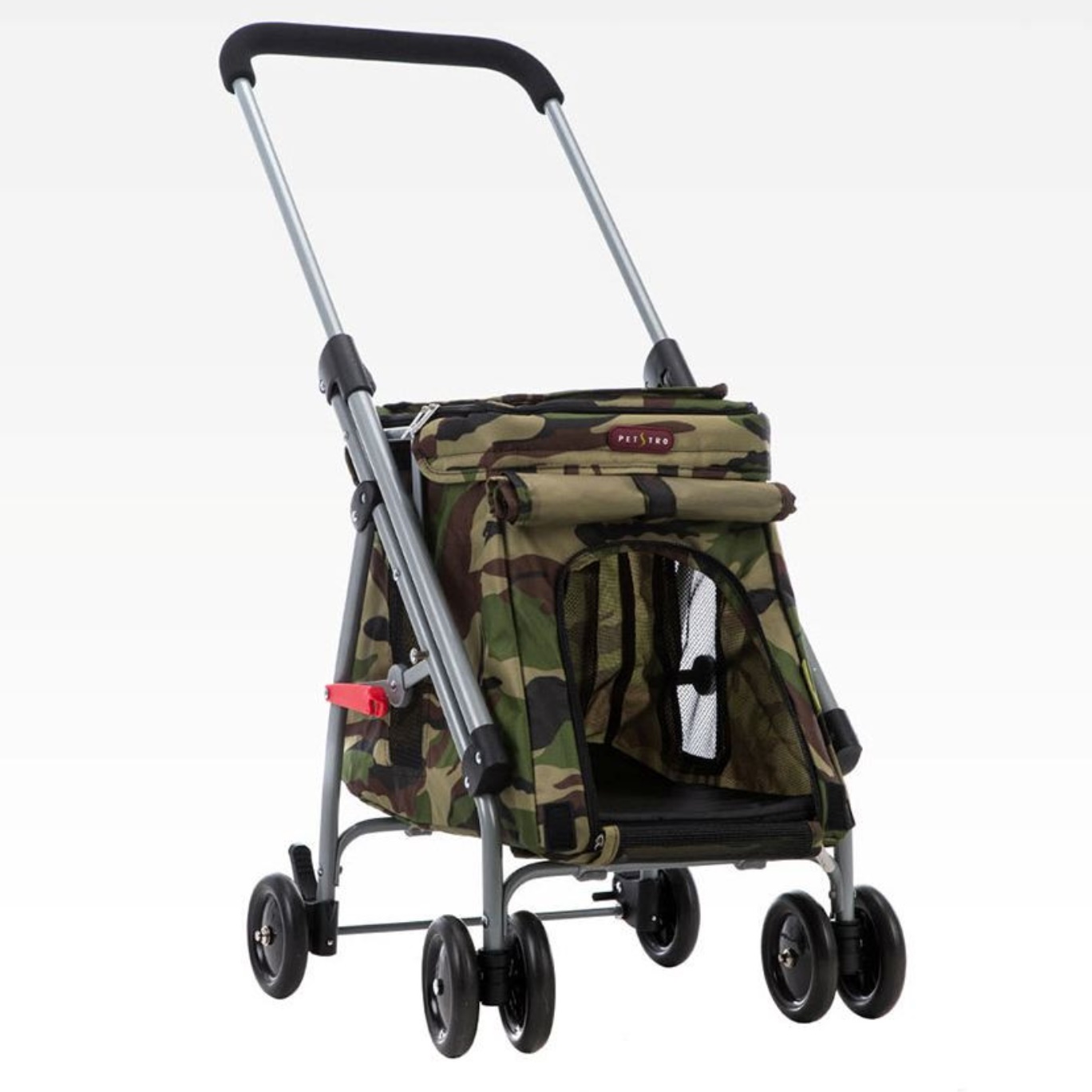 저상형 개모차 낮은 강아지 유모차 휴대용 개모차 소형견 유모차