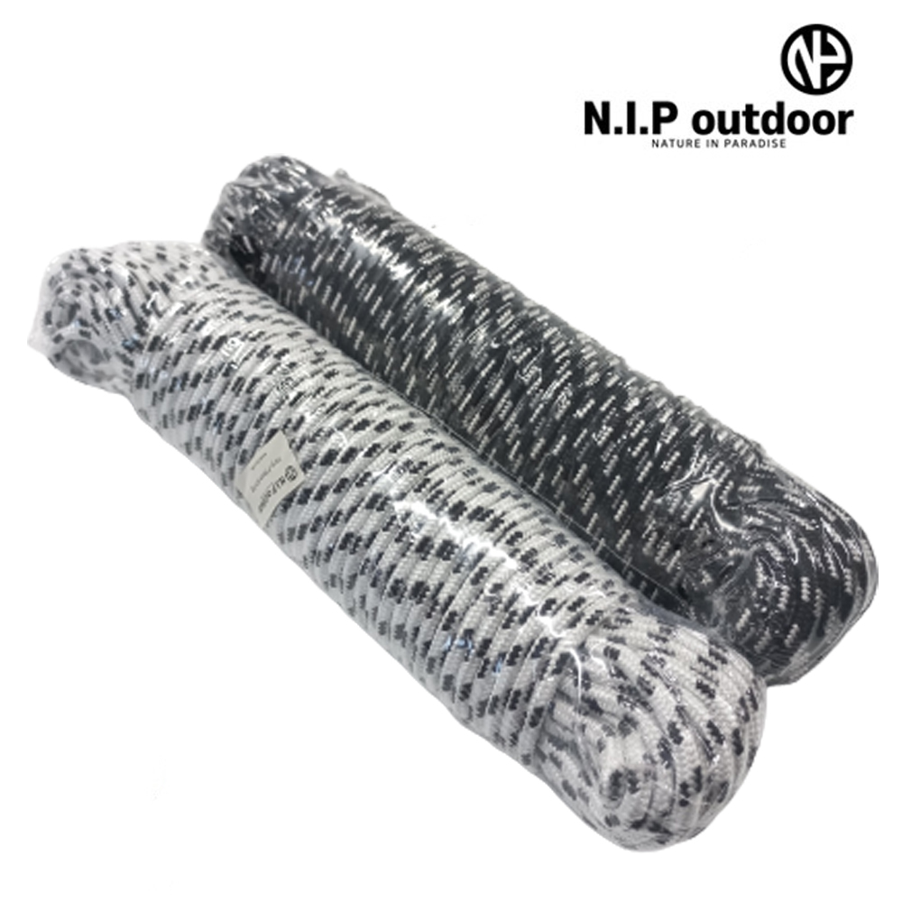 N.I.P 타프스트링 캠핑줄 5mm 30M 화이트