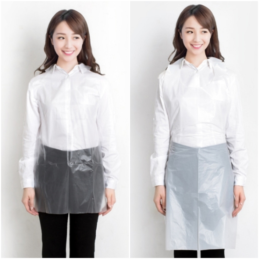 1회용앞치마 50매 위생앞치마 일회용앞치마 원피스 업소용 어린이집 주방 식당 손님용