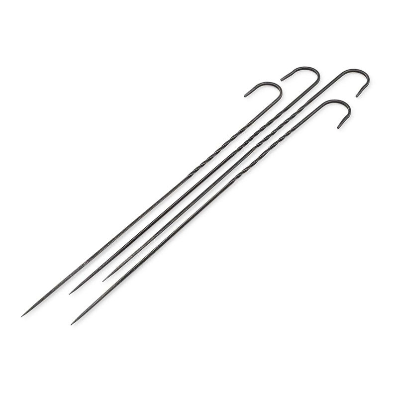 베어본즈 카우보이 캠핑 바베큐 그릴 스틸 꼬치 구이 4개 세트 아웃도어 BBQ 조리 도구