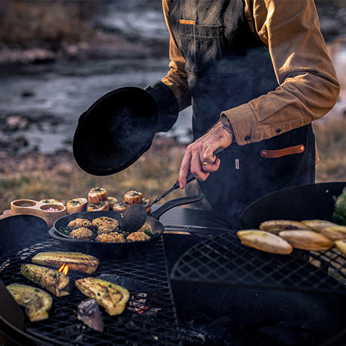 베어본즈 카우보이 캠핑 바베큐 그릴 쉐프 스푼 아웃도어 BBQ 조리 도구