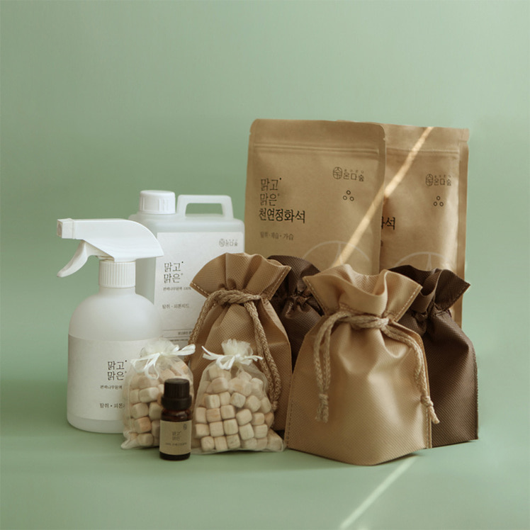 온다숲 아토피등록 편백나무원액100% 새집증후군제거방법 포름알데히드 제거 제거제 편백수 피톤치드스프레이+제올라이트 10평수 패키지