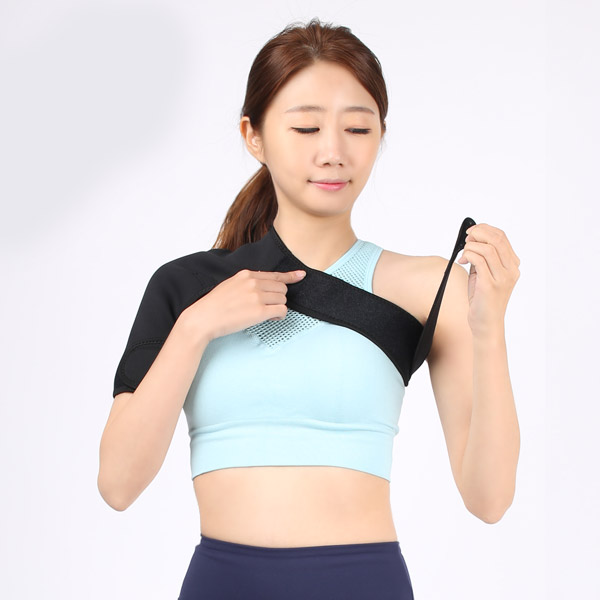 어깨보호대 헬스 남자 여자 CM-7754 블랙 - 상품 이미지