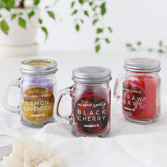 NILA 미니캔들 KS1008CDJ 스트로베리 7497.8228, 90ml, 1개 - 상세 이미지 2