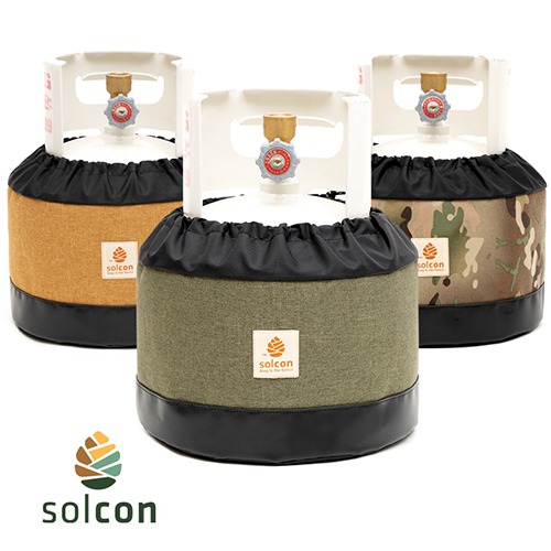 쏠콘 3kg LPG 가스통 커버 케이스 카키 화력유지 보온 워머 캠핑 - 상세 이미지 2