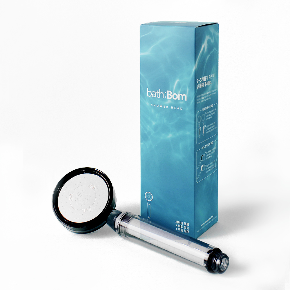 필터포유 베스봄 수압상승 샤워기 헤드 녹물제거 필터샤워기