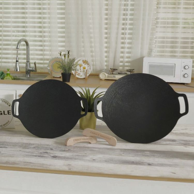 자이글 그리들 국산 인덕션겸용 캠핑그리들 고기불판 코팅 구이 팬 캠핑용품