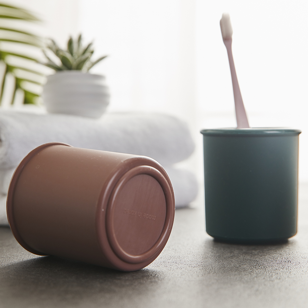 국산 플라이토 실리콘 욕실 화장실 칫솔 꽂이 홀더 거치대 파스텔