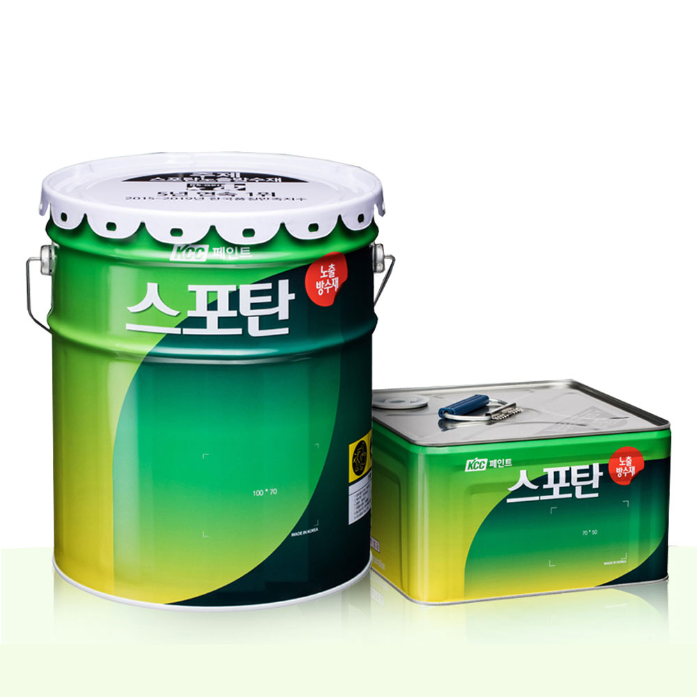 KCC 스포탄중도 20Kg 옥상방수 우레탄 페인트 (2액형) 회색 - 메인 이미지