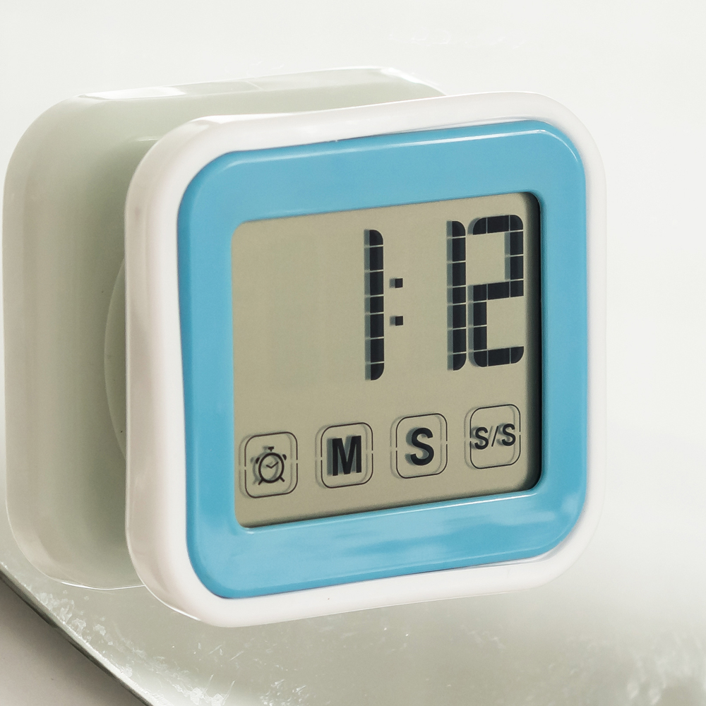 플라이토 국산 욕실 주방 화장실 방수 시계 벽걸이 흡착 무소음 벽시계