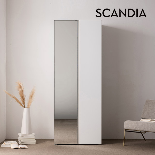 스칸디아 플랫 E0등급 800 거울형 키큰 옷장(A타입) - 상세 이미지 2