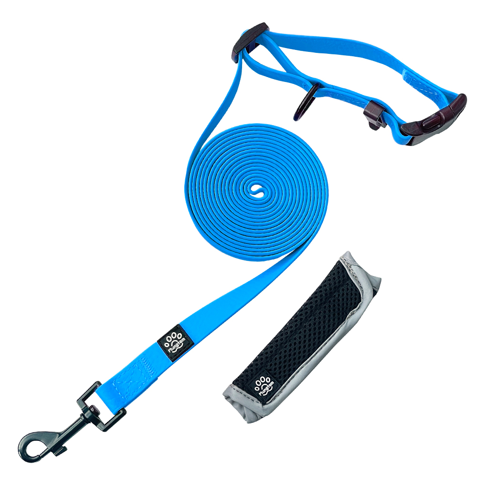 강아지 리드줄 핸즈프리 방수 산책줄 3미터 허리 어깨 S