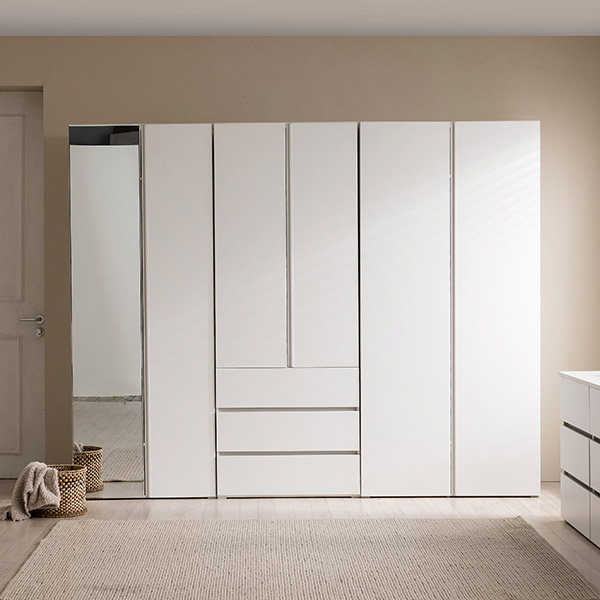 스칸디아 플랫 E0등급 1600 키큰 옷장세트(800 A타입+800 B타입) - 상품 이미지