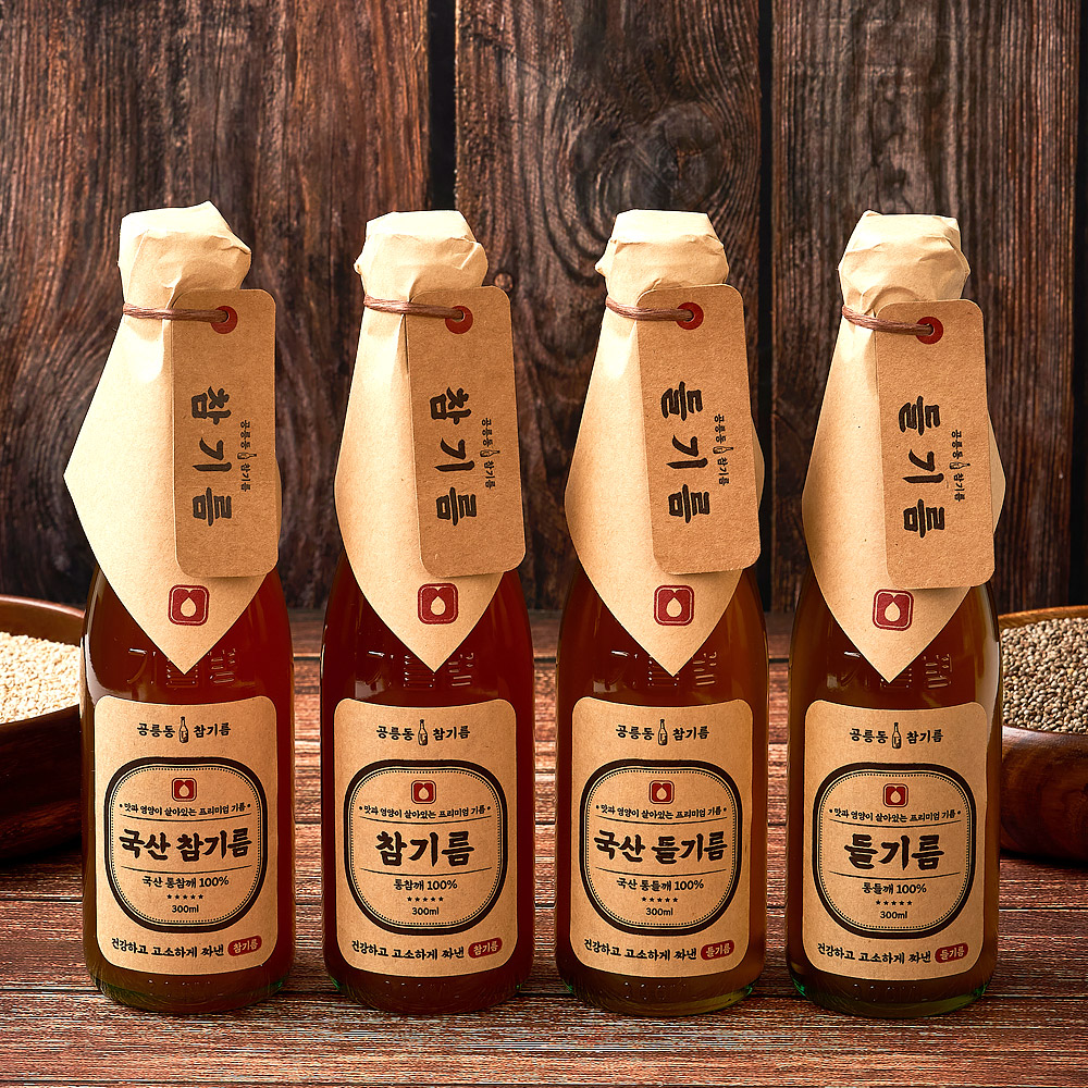 국산참기름 300ml 고소한 저온압착 방앗간 답례품 선물세트 공릉동참기름 이미지 6