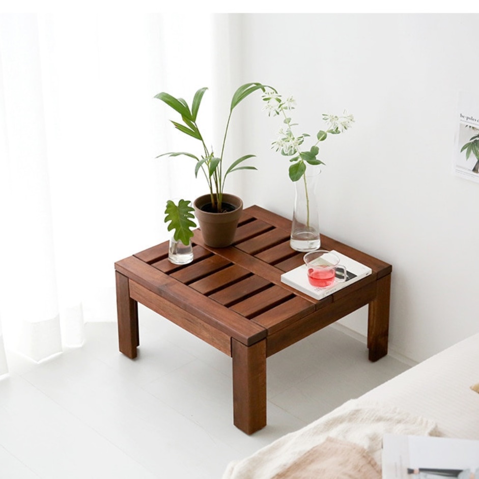 높은 소파 테이블 엔틱 티 테이블 거실용 탁자 로우