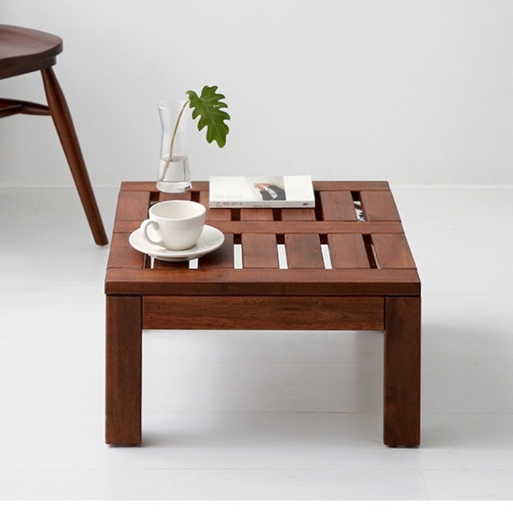 높은 소파 테이블 엔틱 티 테이블 거실용 탁자 로우