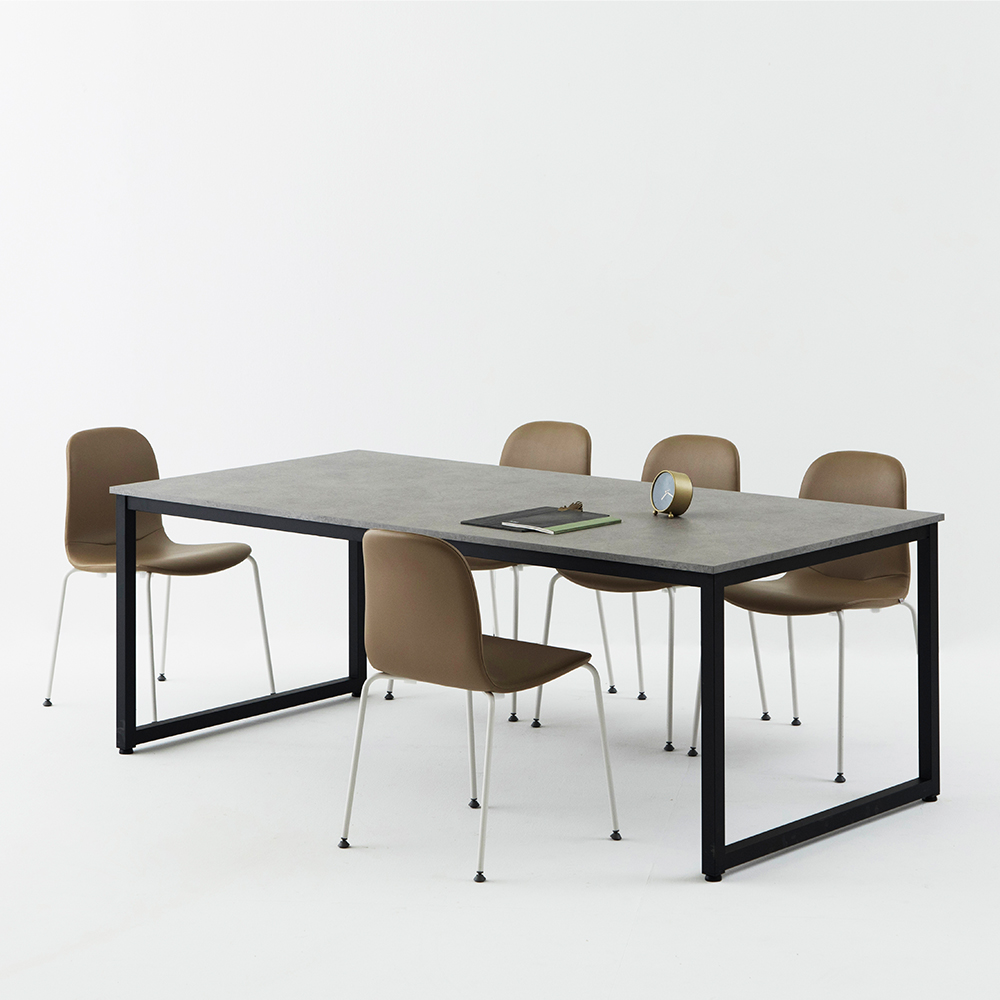 장인가구 트리어 초대형 오피스 철제테이블 2100X1000