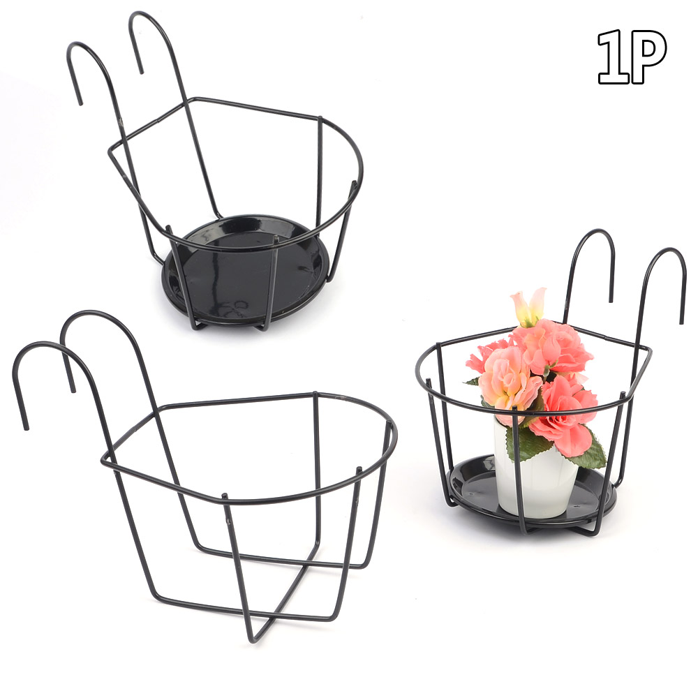난간 화분걸이 베란다 가드닝 철제 행거 행잉 걸이대 - 상세 이미지 3