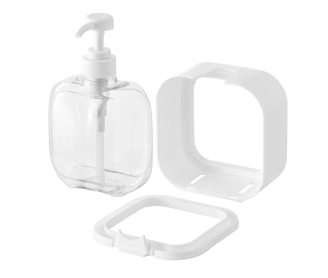 호텔 욕실 디스펜서 샴푸통 화이트 핸드워시 물비누 용기 300ml 이미지 8
