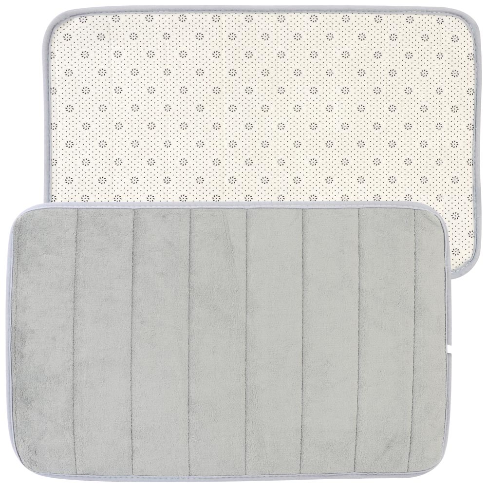 푹신한 발매트 욕실 용 극세사 무지 화장실 싱크대 - 상세 이미지 3