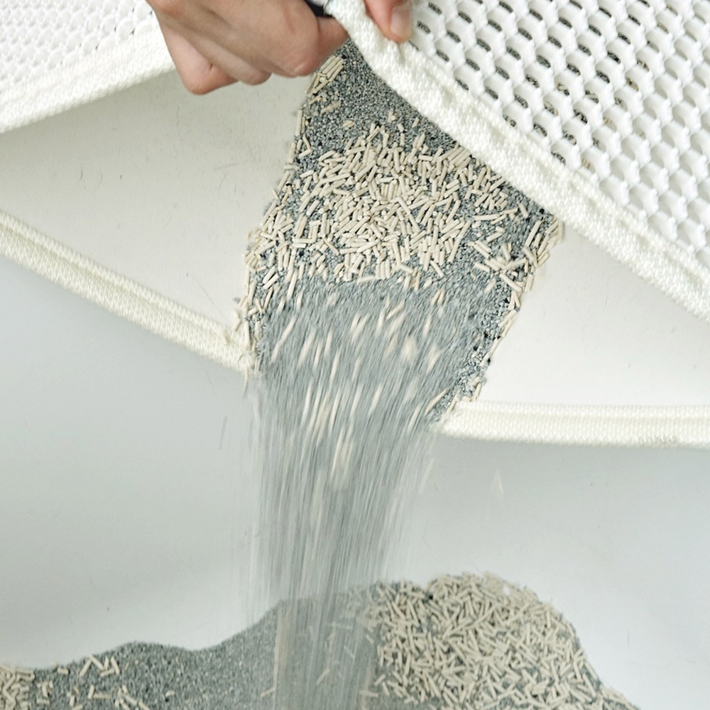 고양이 사막화방지 감자 모래매트