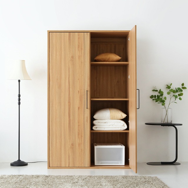 [희망일배송] 미란스 2문 옷장 E타입 WRM195120E 1200x630x1950mm, 2단, 캄포어베니어 5117.3326 - 상세 이미지 5