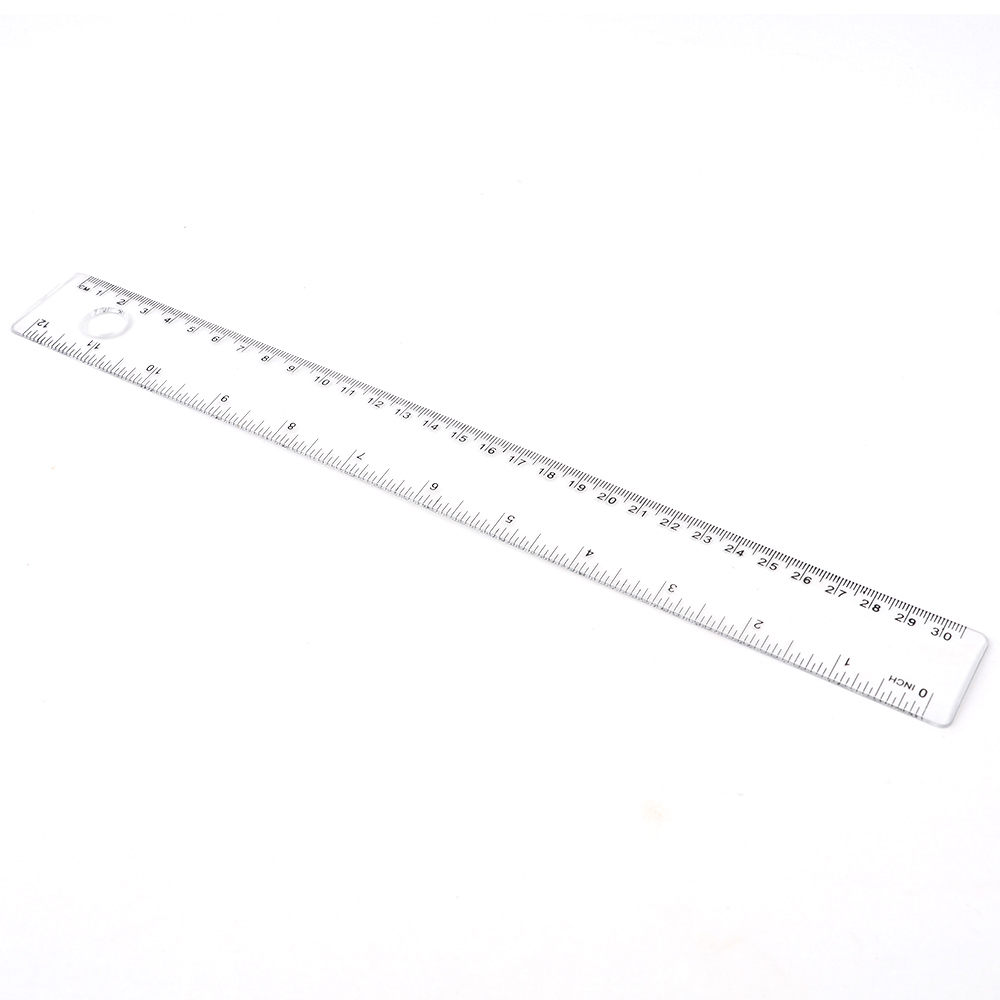 30센치 자 투명자 인치자 아크릴 플라스틱 30cm - 상세 이미지 3