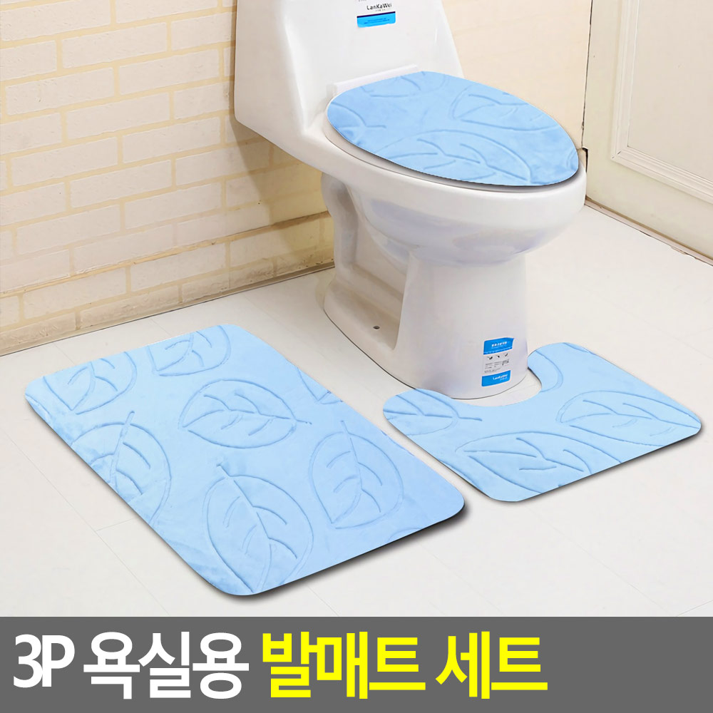 욕실용 극세사 발매트 욕실 화장실 미끄럼방지 발닦개 - 상세 이미지 5