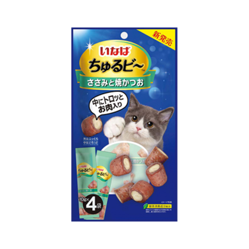 이나바 츄르비 참치 구운 닭가슴살 10g 4p 고양이 간식 - 상세 이미지 4