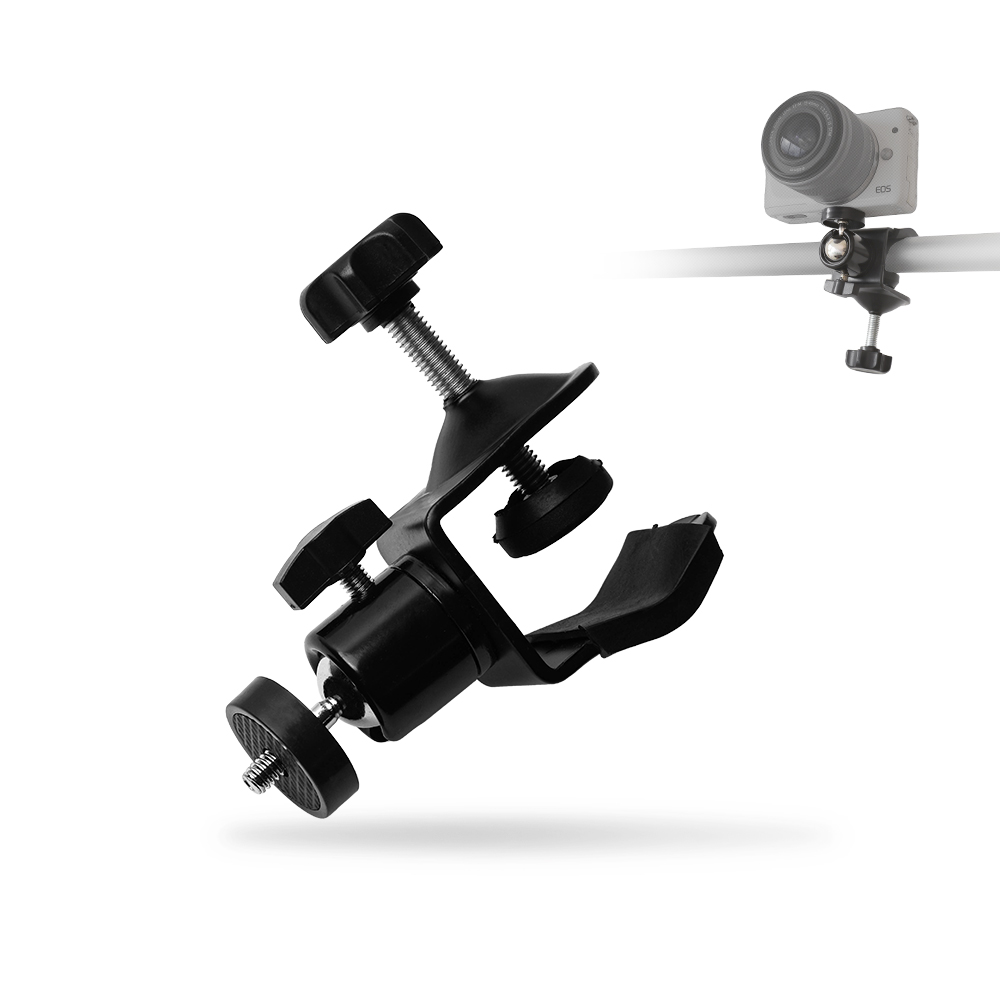 슈퍼 클램프 집게 조명 거치대 1/4나사 360도 회전 볼헤드 CP-14