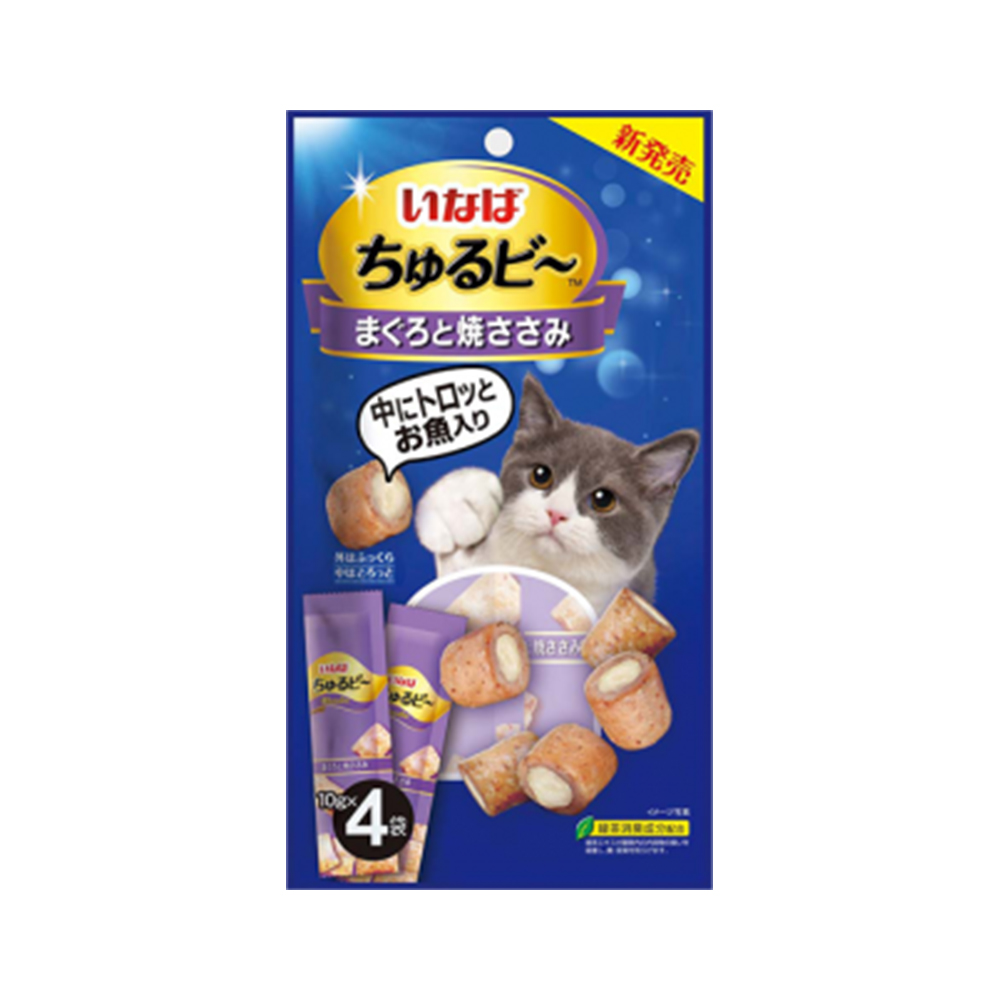 이나바 츄르비 참치 구운 닭가슴살 10g 4p 고양이 간식 - 상세 이미지 3