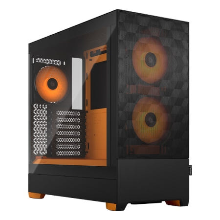 Fractal Design Pop Air RGB Clear 강화유리 Core Orange (미들타워)