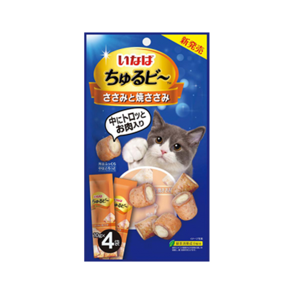 이나바 츄르비 참치 구운 닭가슴살 10g 4p 고양이 간식 - 상세 이미지 5