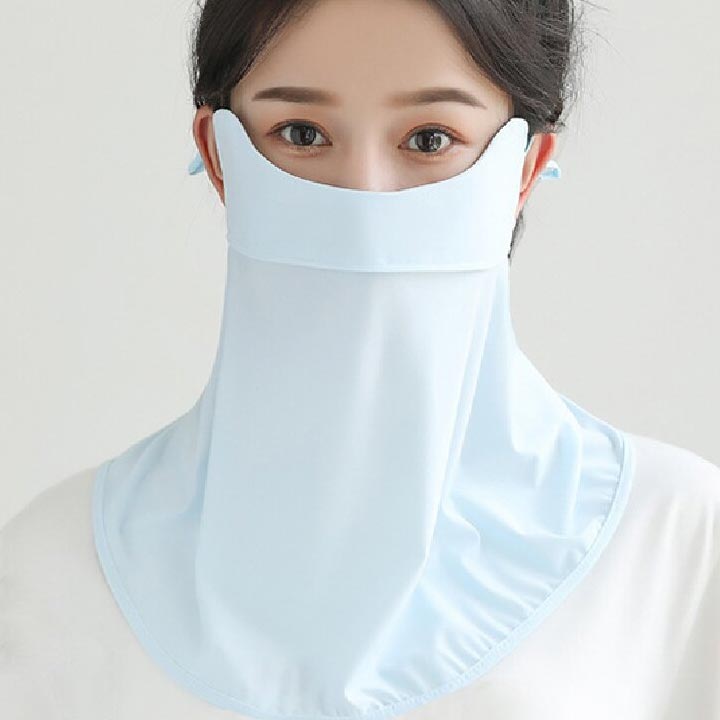 [트윈스파파 스포츠] 여성 레저용 얼굴 햇빛가리개 쿨링 마스크 1+1 - 상세 이미지 2