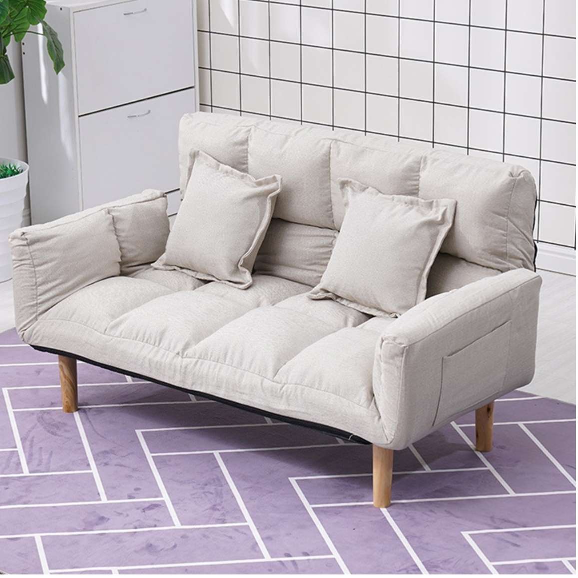 2인 리클라이너 쇼파 좌식 리클라이닝 소파 2인용 리클라이너 쇼파 수동