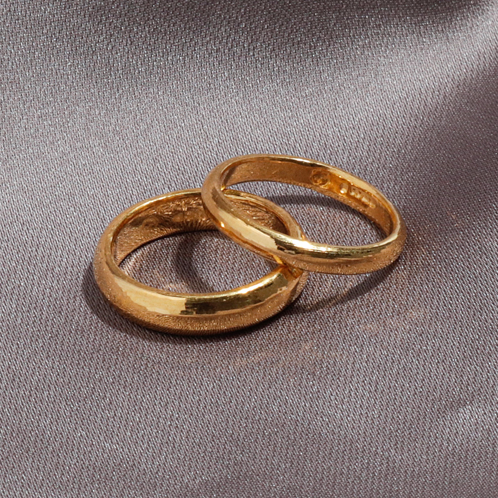 24K 순금 기본 엥 게이지 반지 3.75g(1D) 선물 예물 쌍지 커플링 부모님 기념일