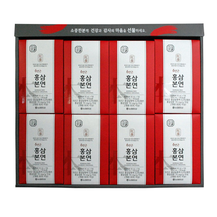 농협 한삼인 6년근 홍삼본연 50ml 40포 쇼핑백 이미지 2